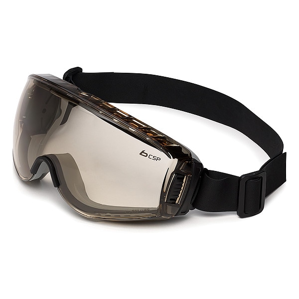 Bolle Safety Safety Goggle, Anti-Fog, Anti-Scratch, Clear Lens, D3, D4 ANSI/Dust Splash Rating, Indirect Venting - PSGPIL2-L17