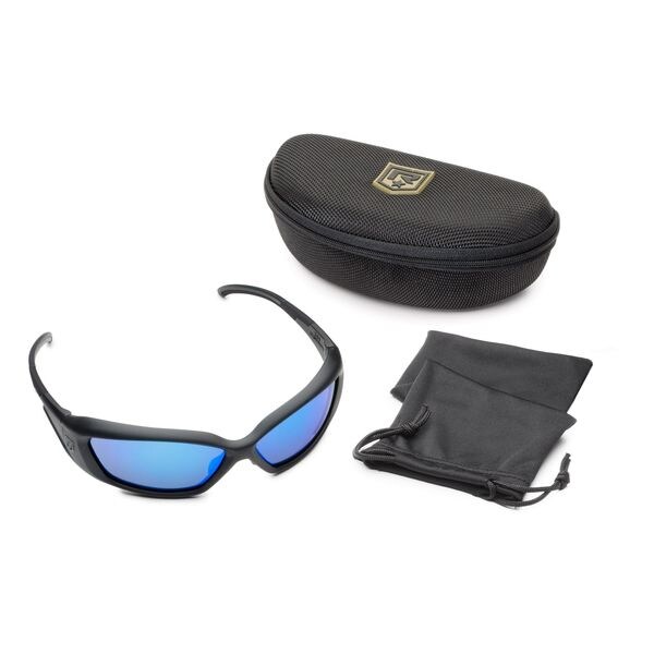 Revision Military Safety Glasses Anti-Fog &  Anti-Scratch, Gray Mirror Lens, Wraparound - 4-0491-0003
