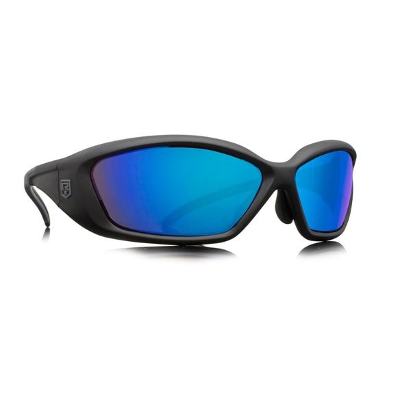 Revision Military Safety Glasses Anti-Fog &  Anti-Scratch, Gray Mirror Lens, Wraparound - 4-0491-0003