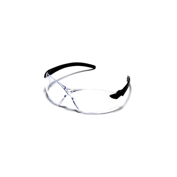 Msa Safety Sightgard, Safety Glasses Anti-Scratch, Clear Lens, Half-Frame, Traditional - 10070914