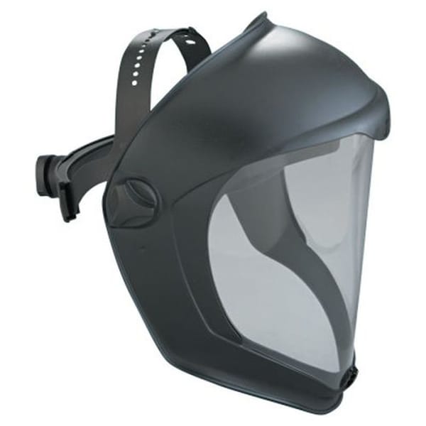 Honeywell S8510 Bionic Face Shield, Ratchet Headband, Antifog Clear/Black Matte - S8510-HONEYWELL