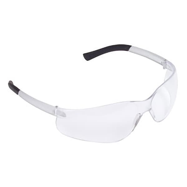 Cordova DANE Readers Safety Glasses, Clear Frame, Clear Lens, 2.0 Diopter - EBL10S20
