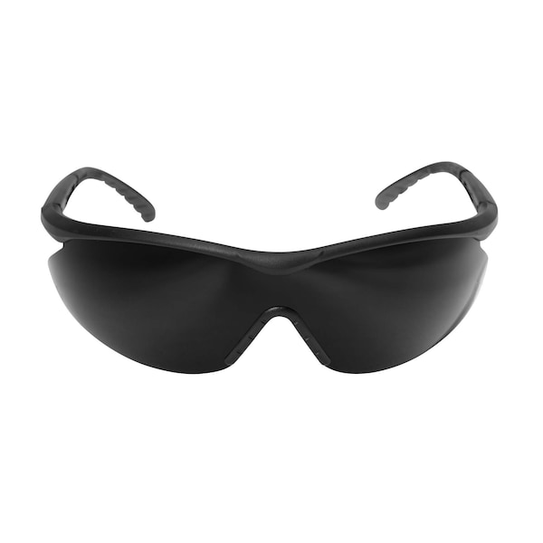 Edge Eyewear Banraj, Safety Glasses Anti-Scratch, Smoke Lens, Half-Frame, Wraparound - DB116