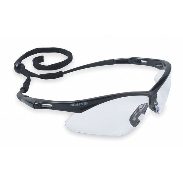 Kleenguard V30 Nemesis Safety Glasses, Anti-Fog, Anti-Scratch, Wraparound, Camouflage Half-Frame, Clear Lens - 22608