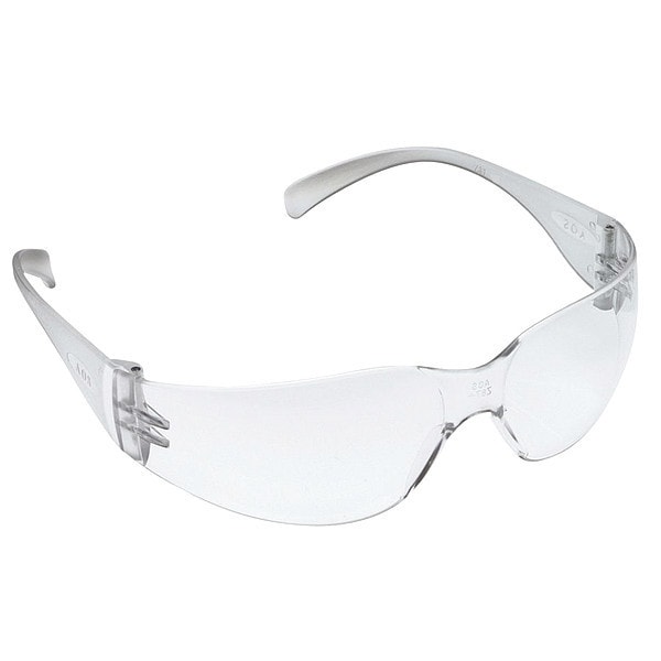 3M Safety Glasses, Clear, Hard Coat Len, PK100 - 11326-00000-100