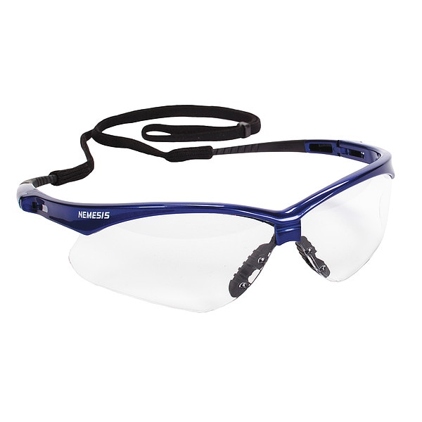 Kleenguard V30 Nemesis, Safety Glasses Anti-Fog, Clear Lens, Half-Frame, Wraparound - 47384