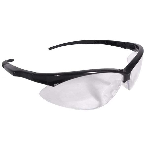 Radians Rad-Apocalypse, Safety Glasses Anti-Fog &  Anti-Scratch, Clear Lens, Half-Frame, Wraparound - AP1-11