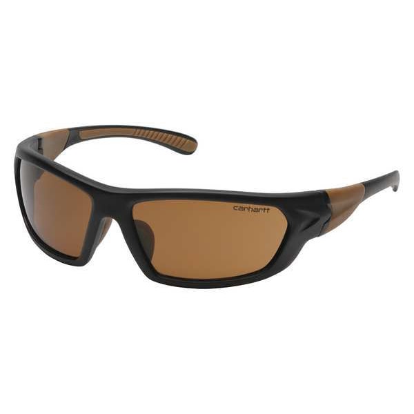 Carhartt Carbondale, Safety Glasses Anti-Scratch, Amber Lens, Full-Frame, Wraparound - CHB218D