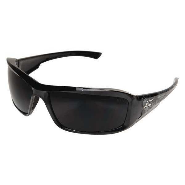 Edge Eyewear Brazeau, Safety Glasses Anti-Scratch, Gray Lens, Full-Frame, Wraparound - XB116-S