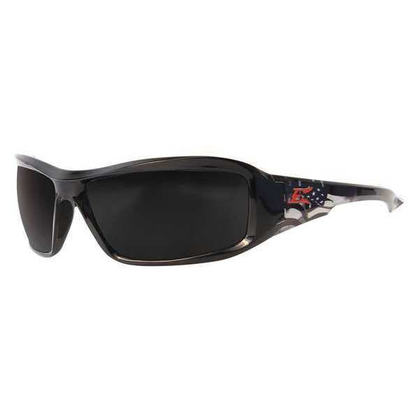 Edge Eyewear Brazeau, Safety Glasses Anti-Scratch, Gray Lens, Full-Frame, Wraparound - XB116-P1