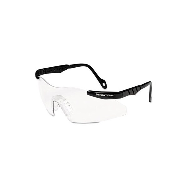 Ors Nasco SmithWessn, Magnum 3g Safety Eyewear, Black Frame, Clear Lens - 19799
