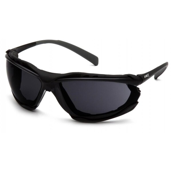 Impar Chem Splash Dark Gray Anti-Fog Lens Goggles with Black Frame, 12PK - IM1831942