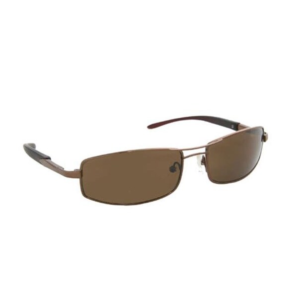 Coppermax Coppermax 3712GPP BRN/AMBER Archer Polarized Sunglasses - Shiny Brown - Amber Lens - 3712GPP BRN/AMBER