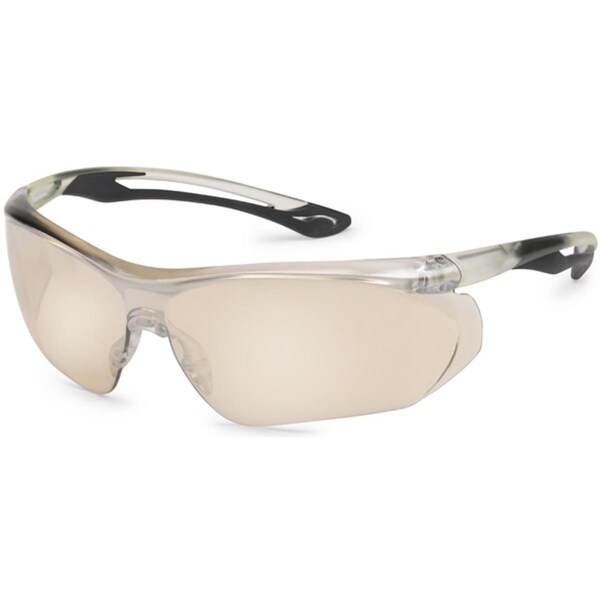 Gateway Safety Clear In  Out  Black Flex Parallax Safety Glasses - 280308701