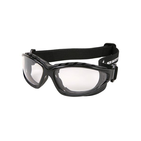 Mcr Safety Safety Glasses, Clear Anti-Fog Lens, Black - RP310PF