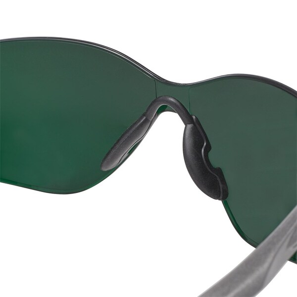 Jackson Safety Safety Glasses, Anti-Scratch Lens, Gunmetal Frameless - 50030