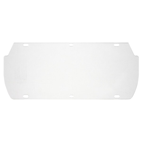 Mcr Safety Glasses, USS Double Matrix, Clear PC 7x16.75x.040, 12PK - 494700