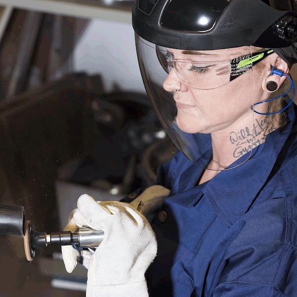 Sellstrom Advantage Plus, Safety Glasses Anti-Scratch, Clear Lens, Frameless - S71100