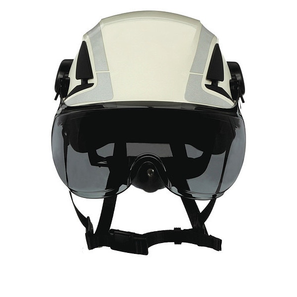 3M Visor, Gray Visor, 7 in Height, Anti-Fog ; Anti-Scratch Lens - X5-SV02