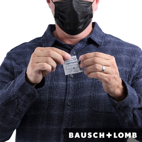 Bausch + Lomb Lens Cleaning Tissues, Pre-Moistened, 5"x8", 1000/CT 100PK - BAL8574GMCT