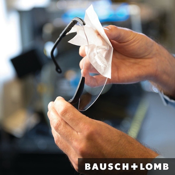 Bausch + Lomb Lens Cleaning Tissues, Pre-Moistened, 5"x8", 1000/CT 100PK - BAL8574GMCT