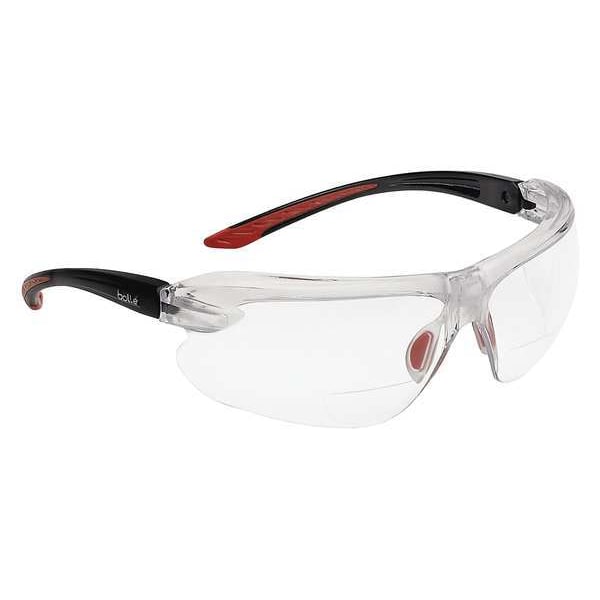 Bolle Safety IRI-S, Safety Glasses Anti-Fog, Anti-Static & Anti-Scratch, Clear Lens, Frameless, Wraparound - 40223