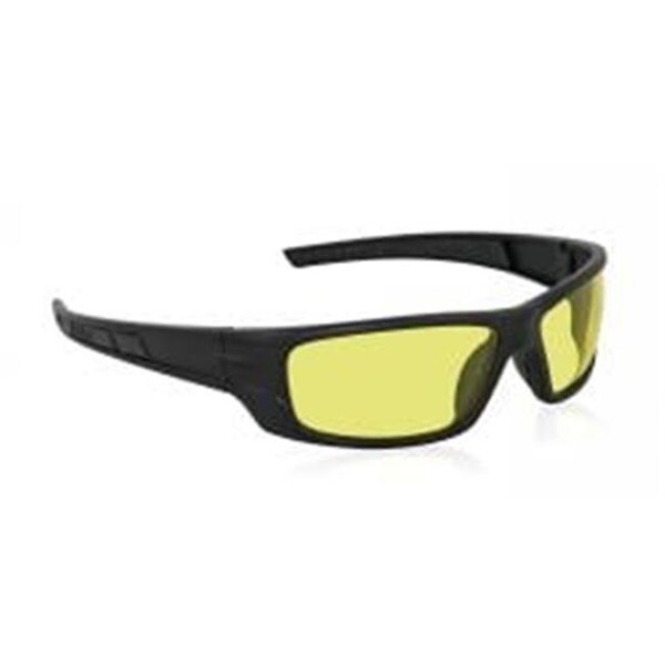 Sas Safety SAS Safety SAS-5510-03 VX9 Safety Glasses with Yellow Lens; Black - SAS-5510-03