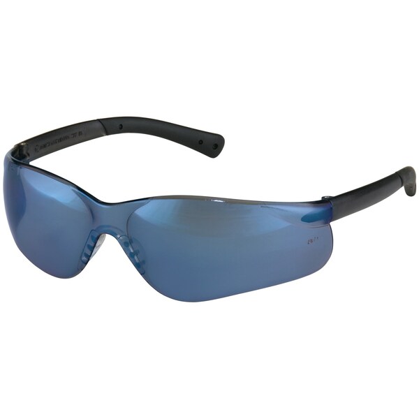 Mcr Safety Glasses, BearKat BK3 Blue Mirror Lens, 12PK - BK318