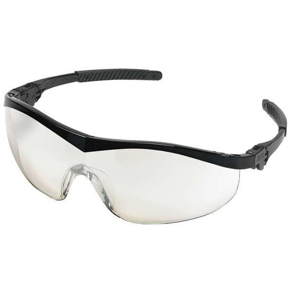 Condor Thunder, Safety Glasses Anti-Scratch, Gray Mirror Lens, Half-Frame, Wraparound - 1VW13