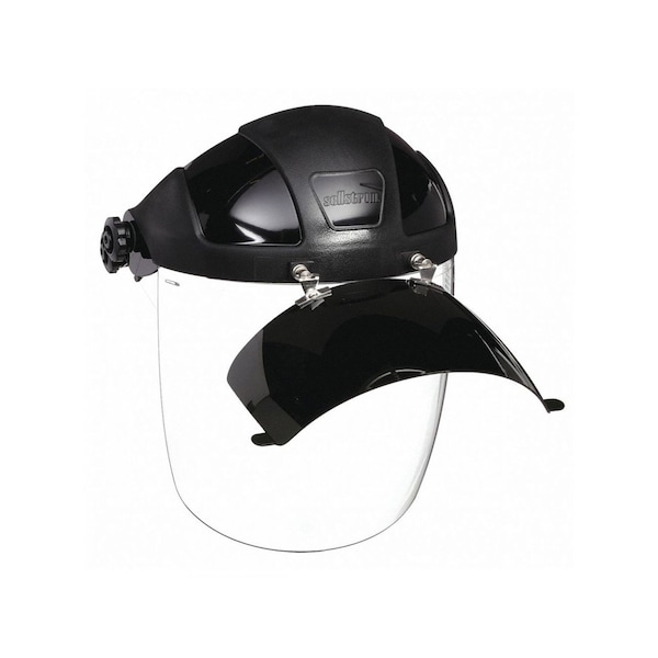 Jackson Safety DP4 SERIES FACESHIELD WITH FLIP-UP IR WINDOW AND RATCHETING HEADGEAR - Anti-Fog Coating - S32151