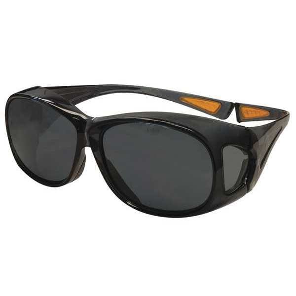 Deltaplus 606, Safety Glasses Anti-Fog &  Anti-Scratch, Gray Lens - 15657