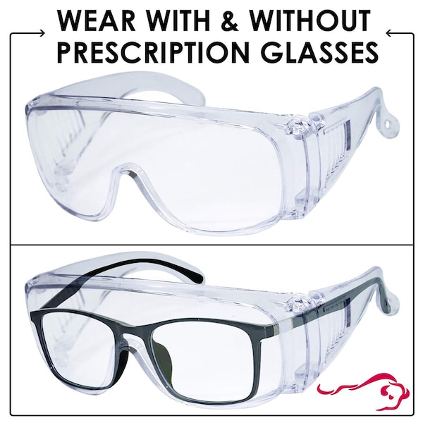 Bison Life Diamond, Kids Safety Glasses Anti-Scratch, Assorted Lens, OTG, 12 PK - SH-VOSGK-CLLCT-ES13-12