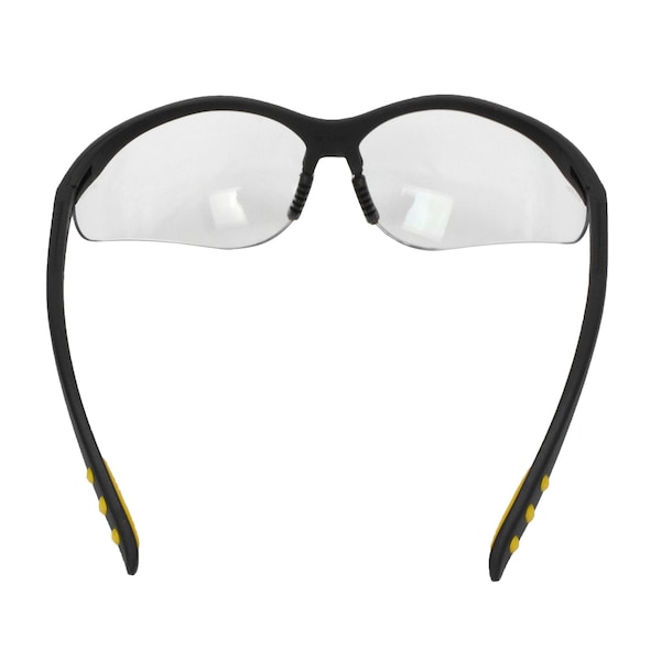 Dewalt Reinforcer, Safety Glasses Anti-Scratch, Clear Lens, Full-Frame, Wraparound - DPG58-1D