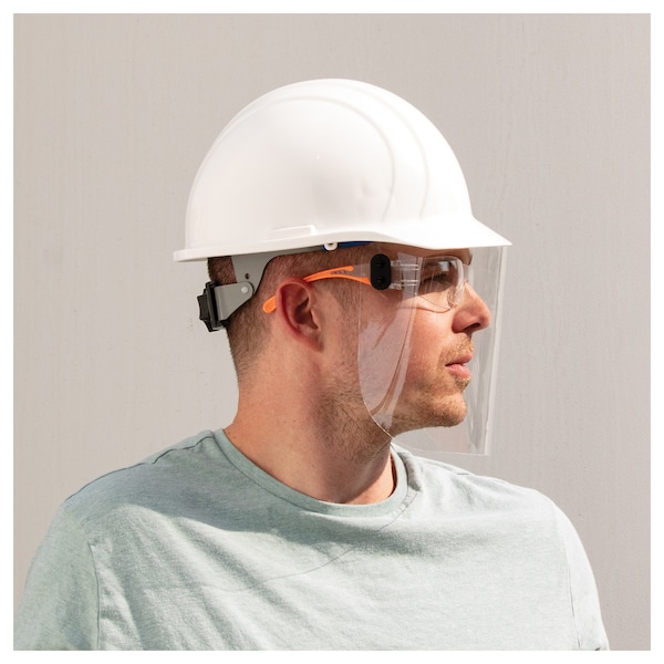 Deltaplus 4160AF Eyewear Clip-On Disposbale Anti-Fog Face Shield PK - 22145