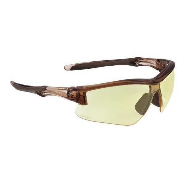 Honeywell Uvex Acadia, Safety Glasses Anti-Fog, Amber Lens, Half-Frame, Wraparound - S4172XP