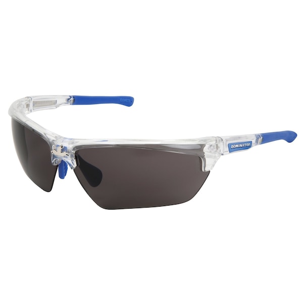 Mcr Safety Dominator DM3, Safety Glasses Anti-Fog, Gray Lens - DM1322PF