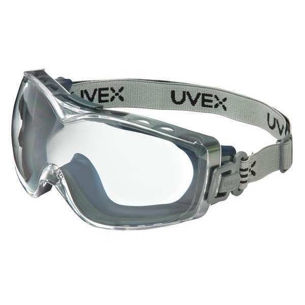Honeywell Uvex Safety Goggles, Anti-Fog, Hydrophilic, Hydrophobic, Scratch-Resistant, Clear Lens, Indirect Venting - S3970HSF
