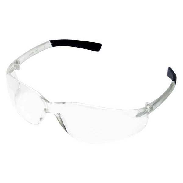 Condor Safety Glasses, Anti-Fog, Anti-Scratch, Anti-Static, Frameless, Wraparound, Clear Arm, Clear Lens - 4VCH1