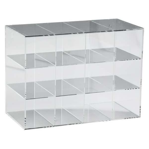 Brady Safety Glasses Holder, 11-1/2in.H, Acrylic - GH12N