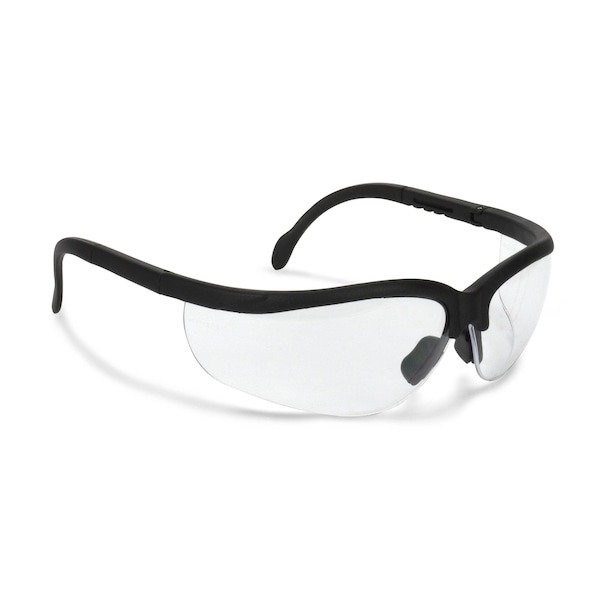 Radians Journey, Safety Glasses Anti-Scratch, Clear Lens, Half-Frame, Wraparound - JR0110ID