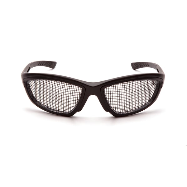 Pyramex Safety Glasses, Trifecta Steel, Mesh - SB74WMD