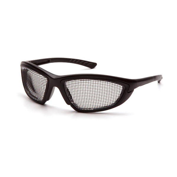 Pyramex Safety Glasses, Trifecta Steel, Mesh - SB74WMD