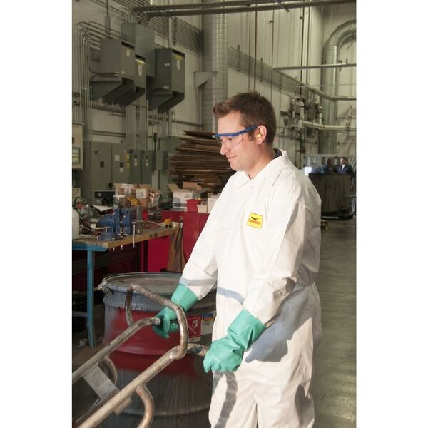 Condor Spirit, Safety Glasses Anti-Scratch, Clear Lens, Half-Frame, Wraparound - 1VW24