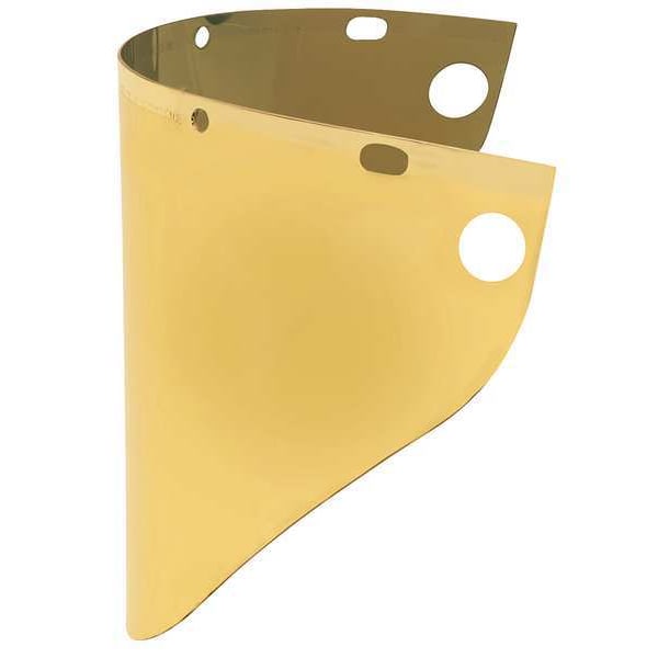 Fibre-Metal By Honeywell Faceshield Window, Gold Visor, Polycarbonate, Uncoated Lens, Gold - 4199GDTVGY