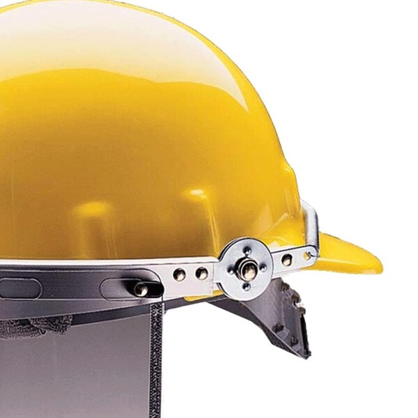 Jackson Safety Face Shields Cap Adapters, Non-Slotted, Coil Spring, Fits Cap Style Hard Hats - 14390