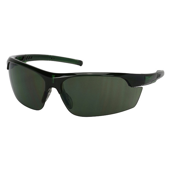 Pip Xtricate-C, Safety Glasses Anti-Fog, Green Lens, Semi-Rimless, Semi-Rimless, 1 PR - 250-58-0521