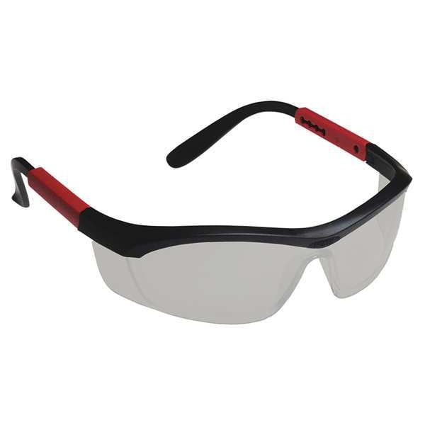 Honeywell Uvex Tornado F5, Safety Glasses Anti-Fog, Anti-Static & Anti-Scratch, Gray Mirror Lens, Half-Frame - T57505BTCG