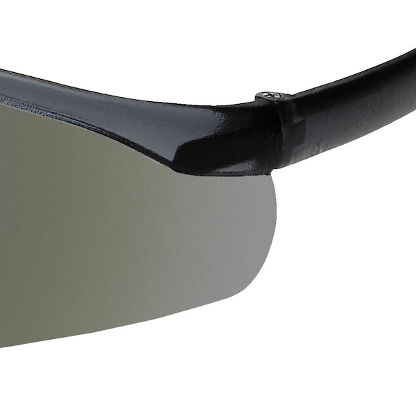 Sellstrom Safety Glasses Anti-Scratch, Blue Mirror Lens, Frameless - S73481