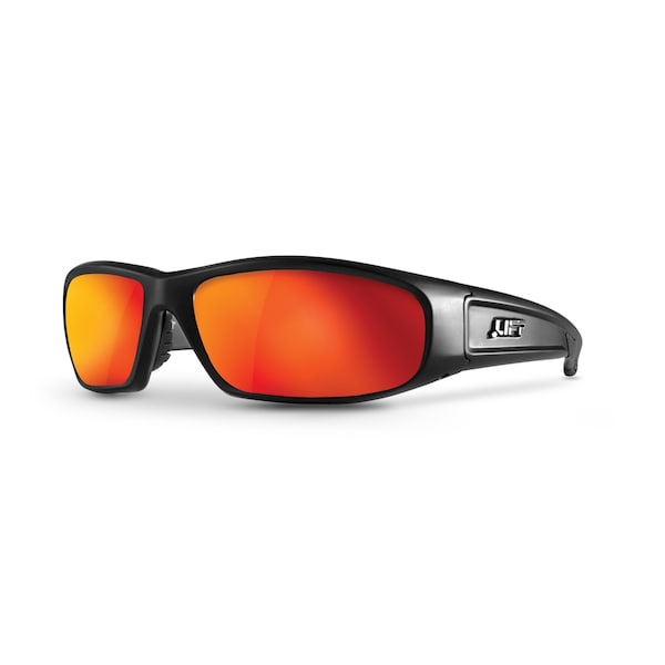 Lift Safety SWITCH Safety Glasses Matte BlackSilver Revo - ESH-15MKSR
