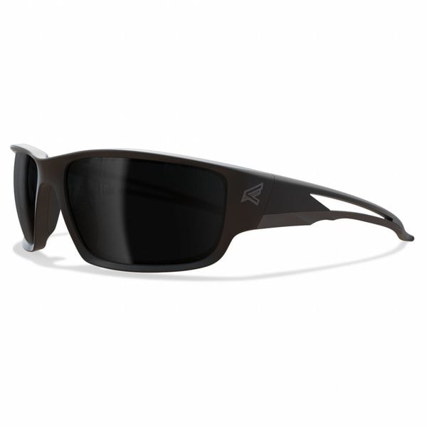 Edge Eyewear Kazbek, Safety Glasses Anti-Scratch, Polarized, Smoke Lens, Full-Frame, Wraparound - TSK236VS